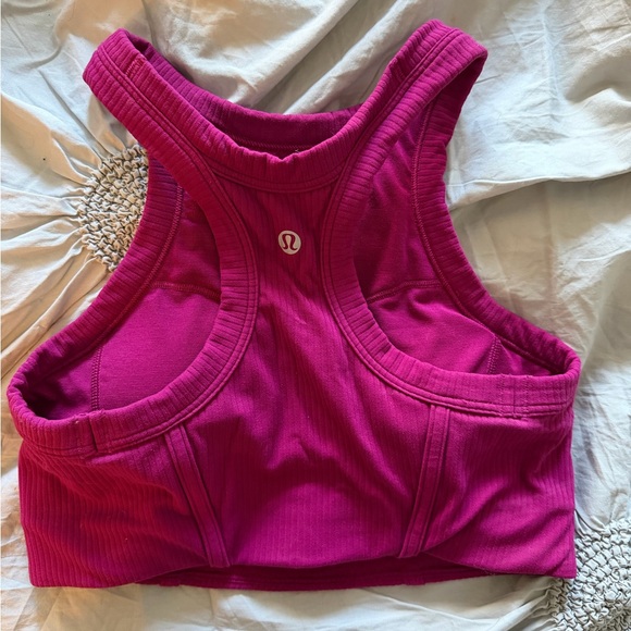 lululemon athletica Magenta High-Neck Sports Bra - Picture 2 of 2